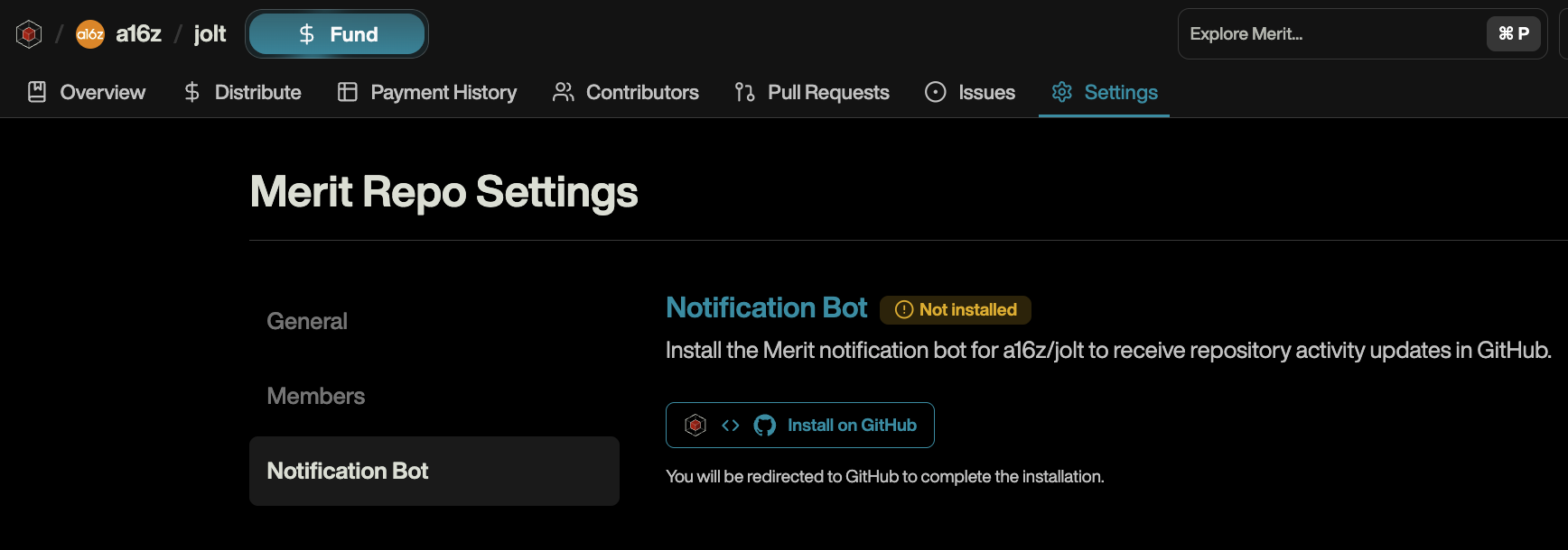 Merit Notifications